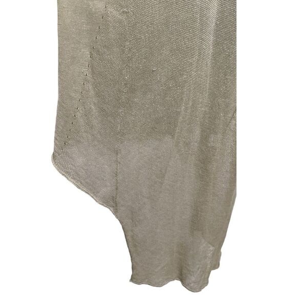 SERIE NUMERICA Linen Multi Knit Lagenlook Asymmetrical Dress S - Picture 4 of 10